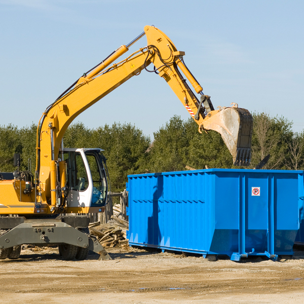 what happens if the residential dumpster is damaged or stolen during rental in Arapaho OK